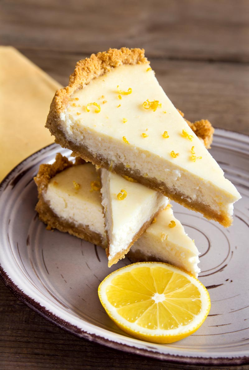 3 pieces of Cream Cheese Lemonade Pie Recipe