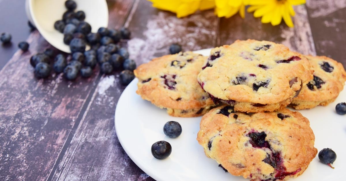 Heavenly Blueberry Cheesecake Cookies