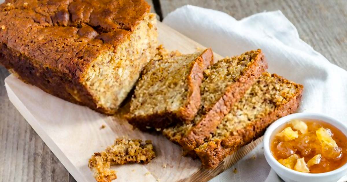 Banana Apple Brown Sugar Bread