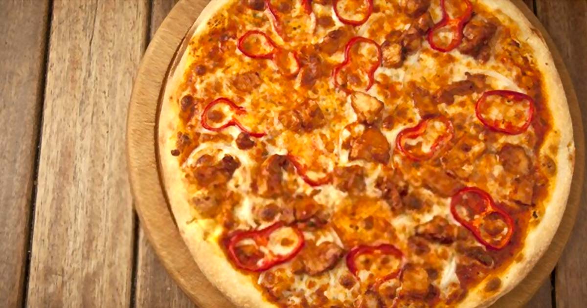 Spicy Buffalo Chicken Pizza