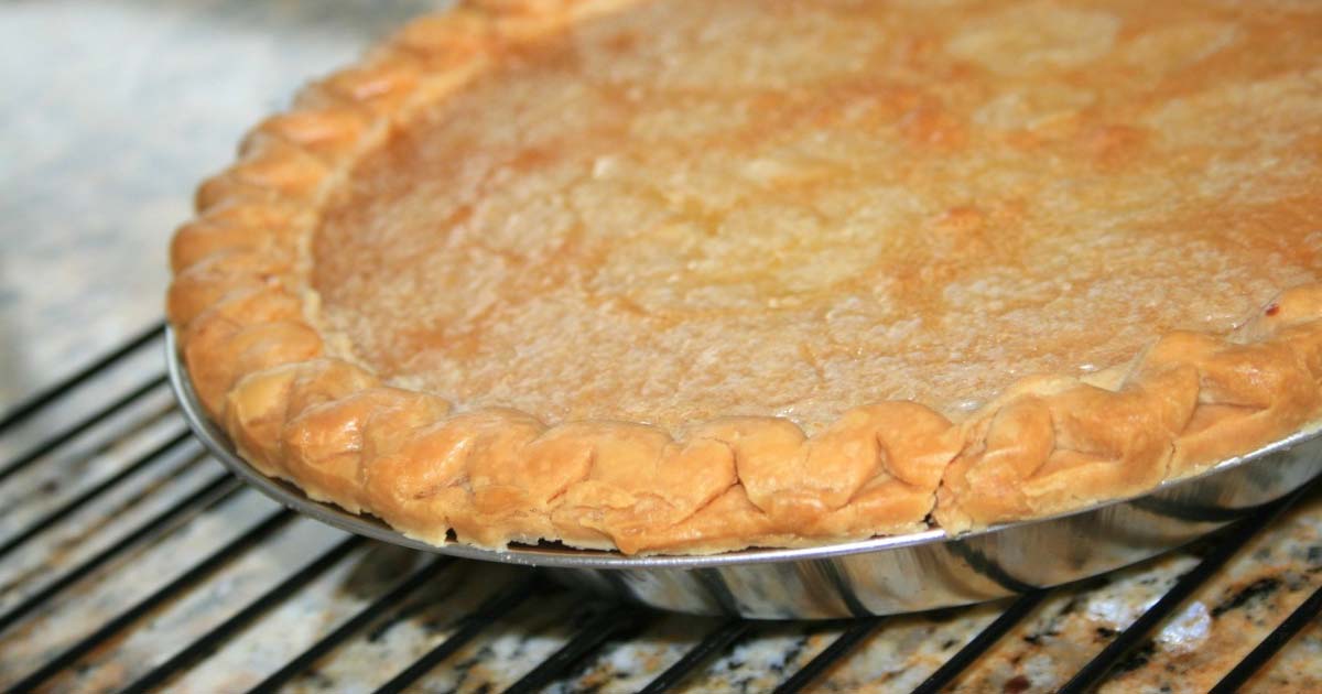 Old French Canadian Sugar Pie