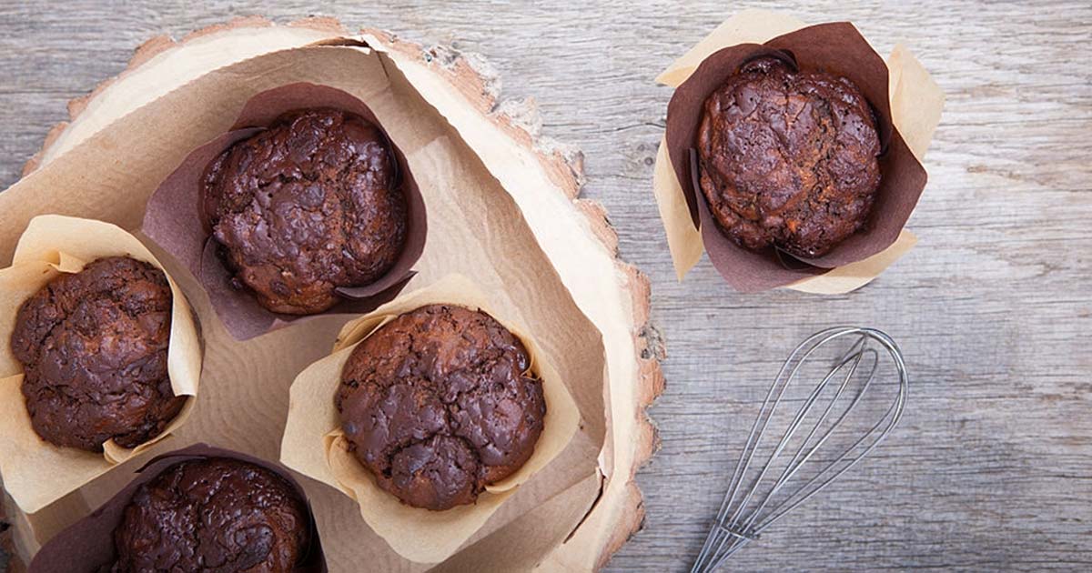 Moist Chocolate Zucchini Muffin Recipe