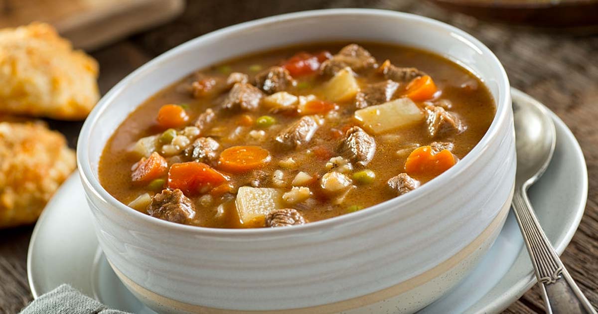 Cheap, Tasty, Hot Soup from Your Refrigerator