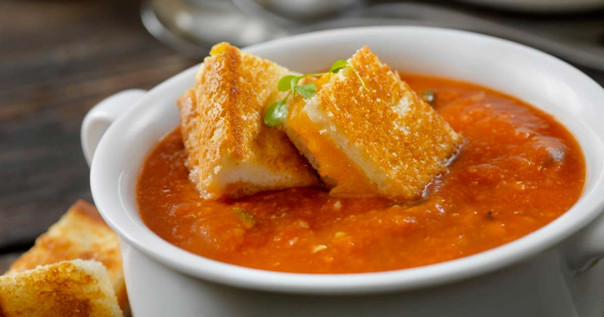 Terrific Tomato Soup with Saffron