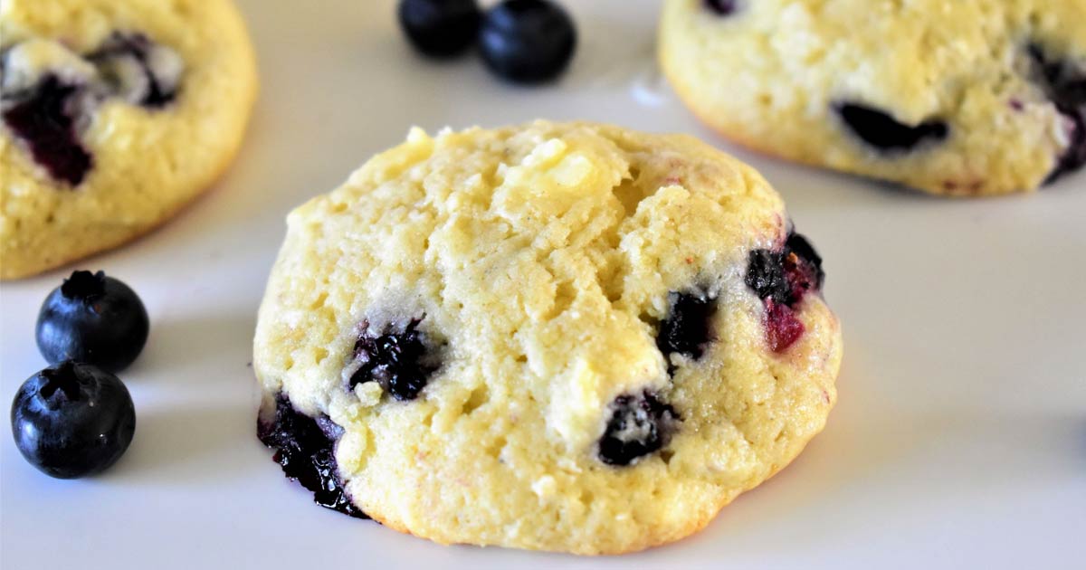 Blueberry Cheesecake Cookies