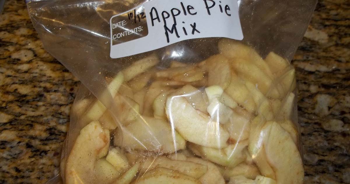 Freezer Apple Pie Filling