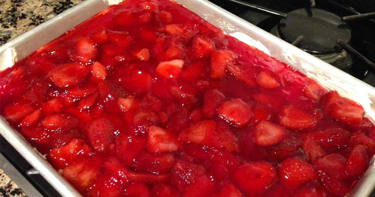 Judy’s Strawberry Pretzel Salad