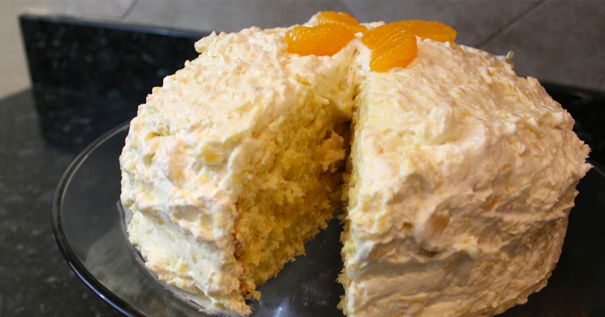 Pineapple-Orange Sunshine Cake