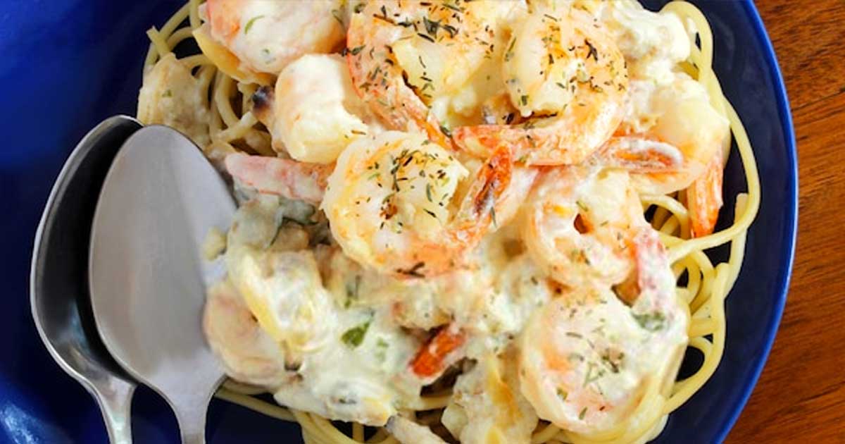 Shrimp Pasta Alfredo