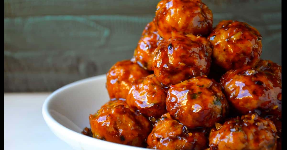 Slow Cooker Pineapple Barbecue Meatballs