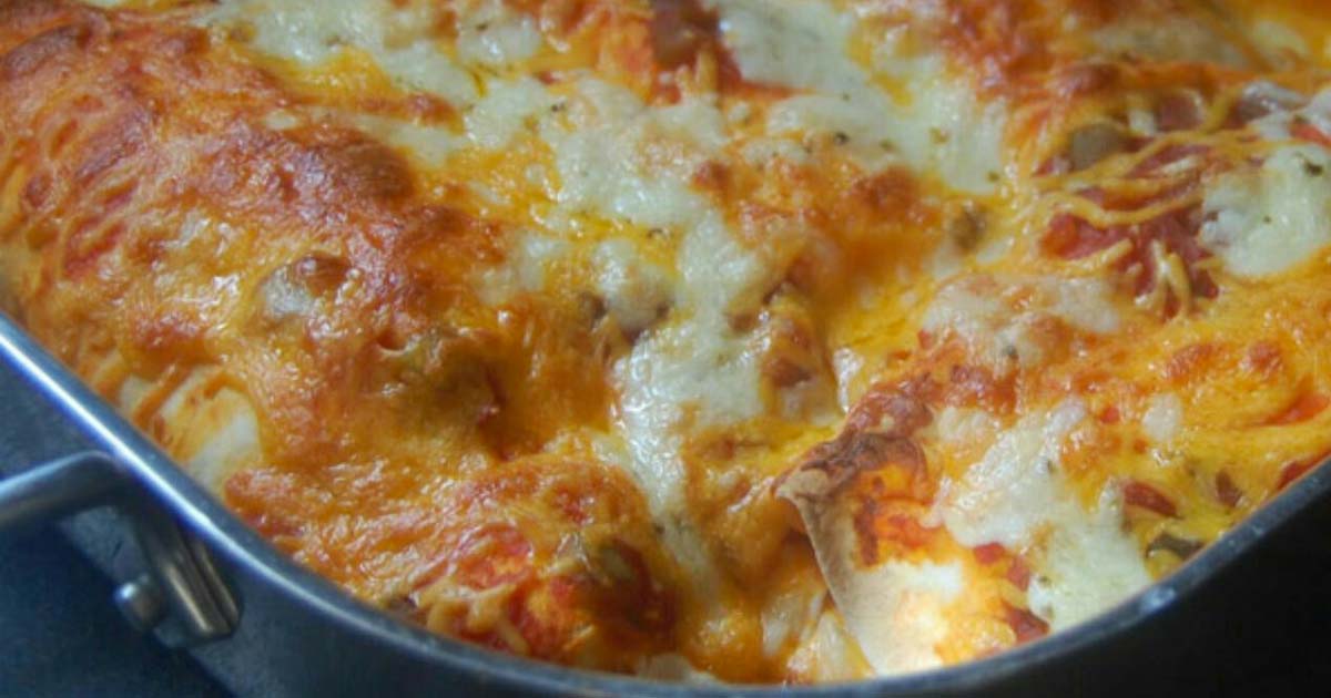 Cream Cheese Chicken Enchiladas