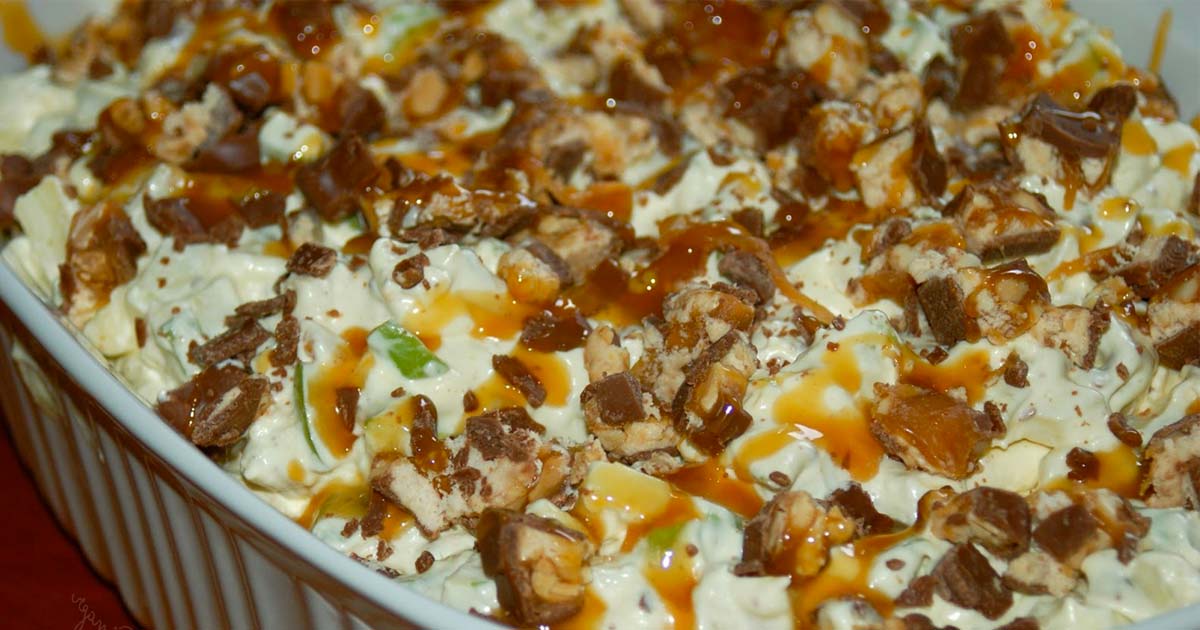 Snickers Caramel Apple Salad