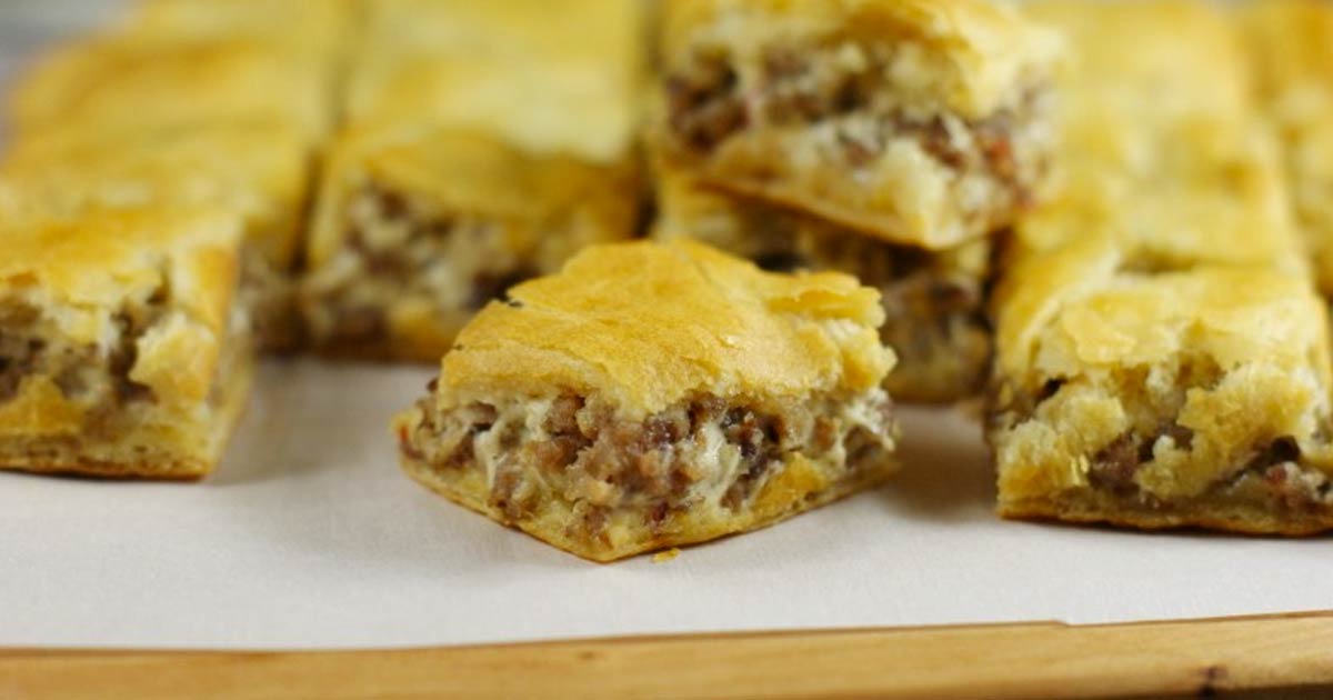 3 Ingredient Crescent Sausage Bites