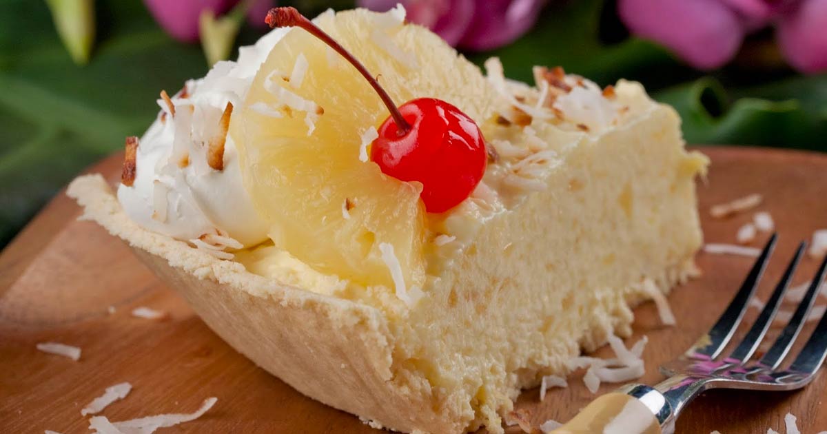5 Minute No Bake Hawaiian Pie