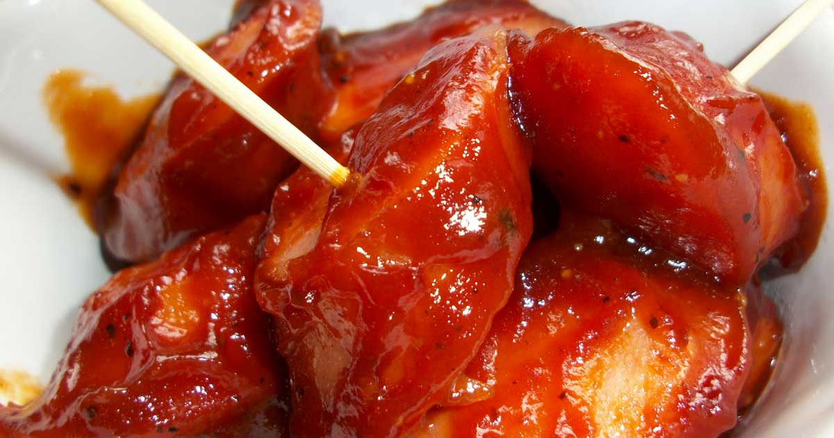 Brown Sugar Kielbasa Bites