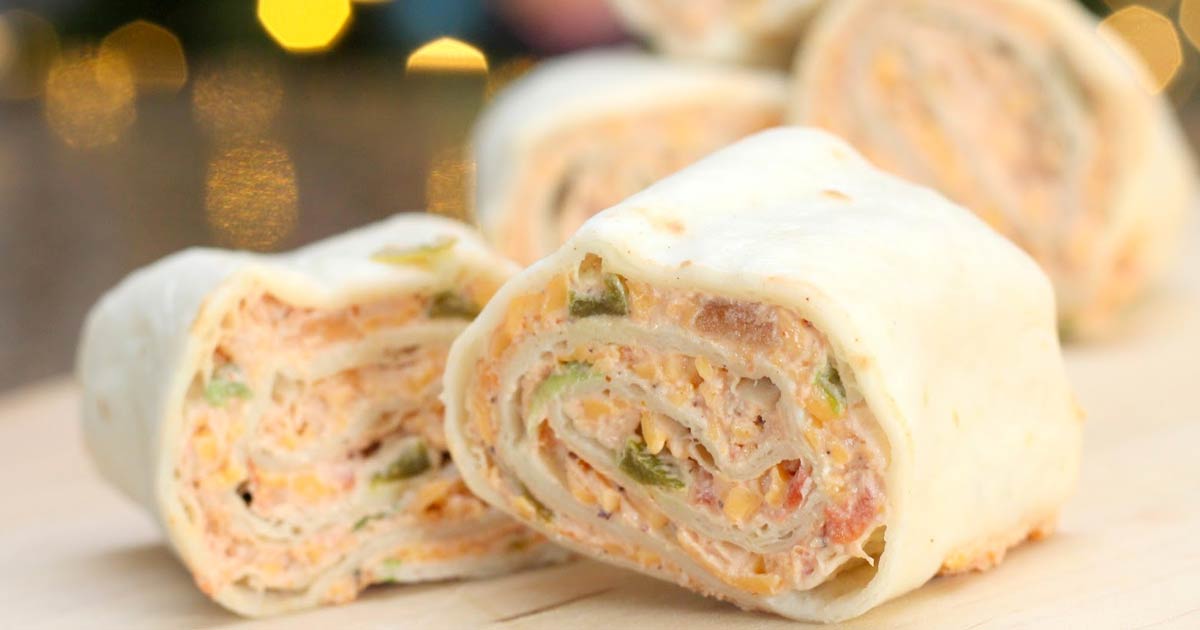 Buffalo Chicken Tortilla Roll Ups