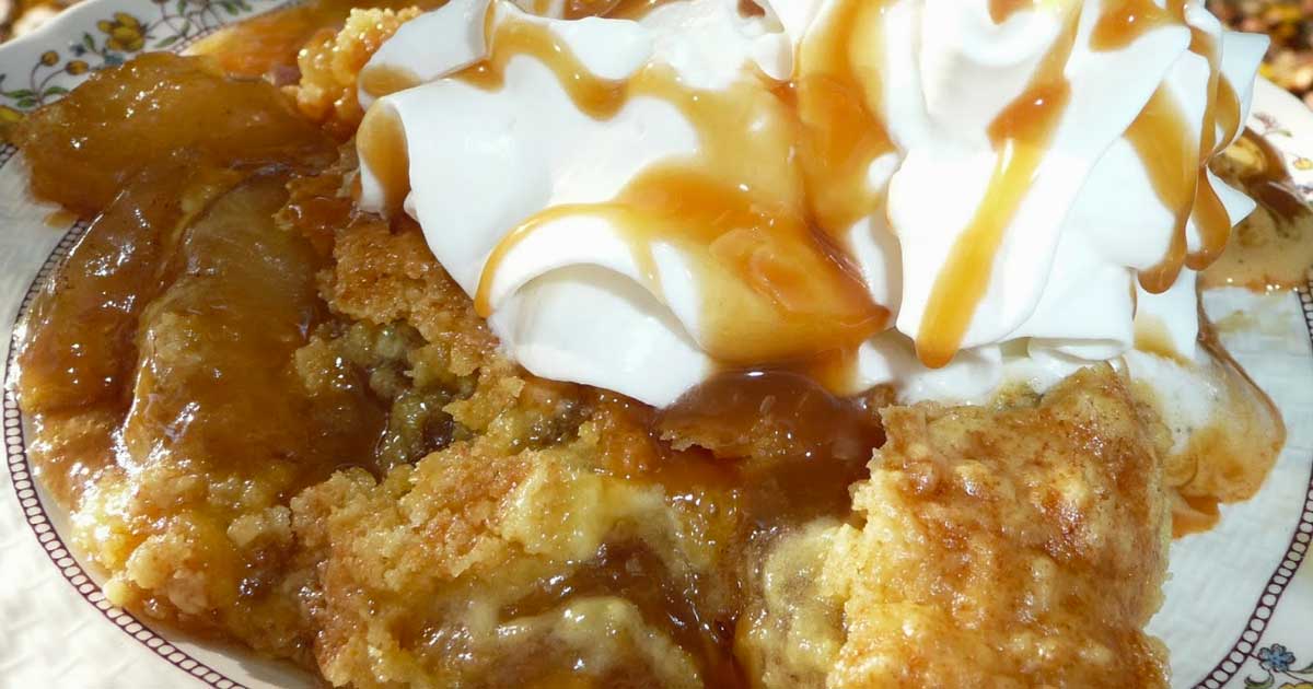Caramel Apple Dump Cake