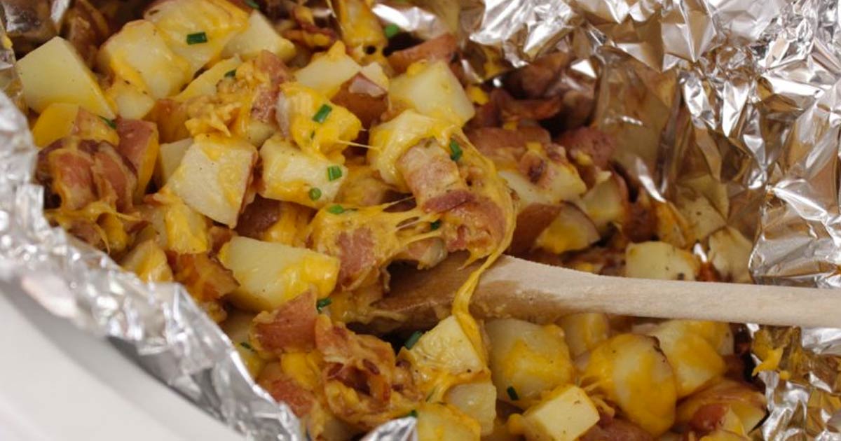 Cheesy Mississippi Mud Potatoes