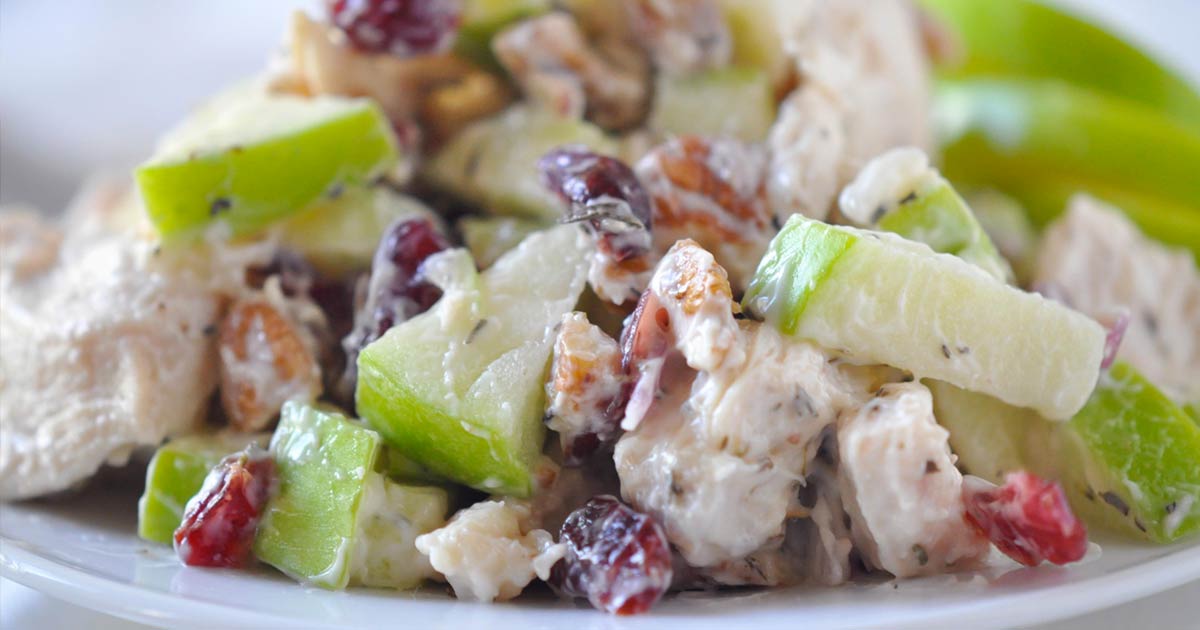 Chicken Salad With Apples And Cranberries