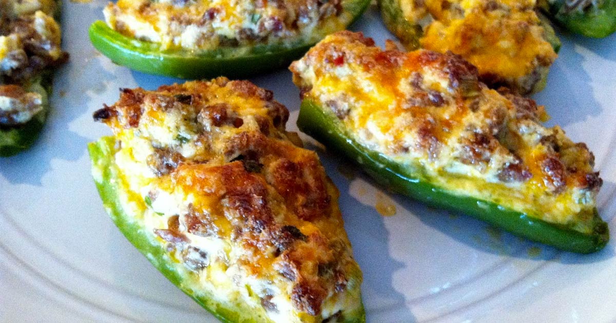 Chicken Stuffed Jalapenos
