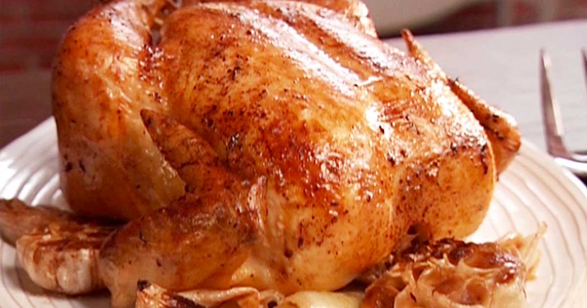 Garlic Roasted Chicken