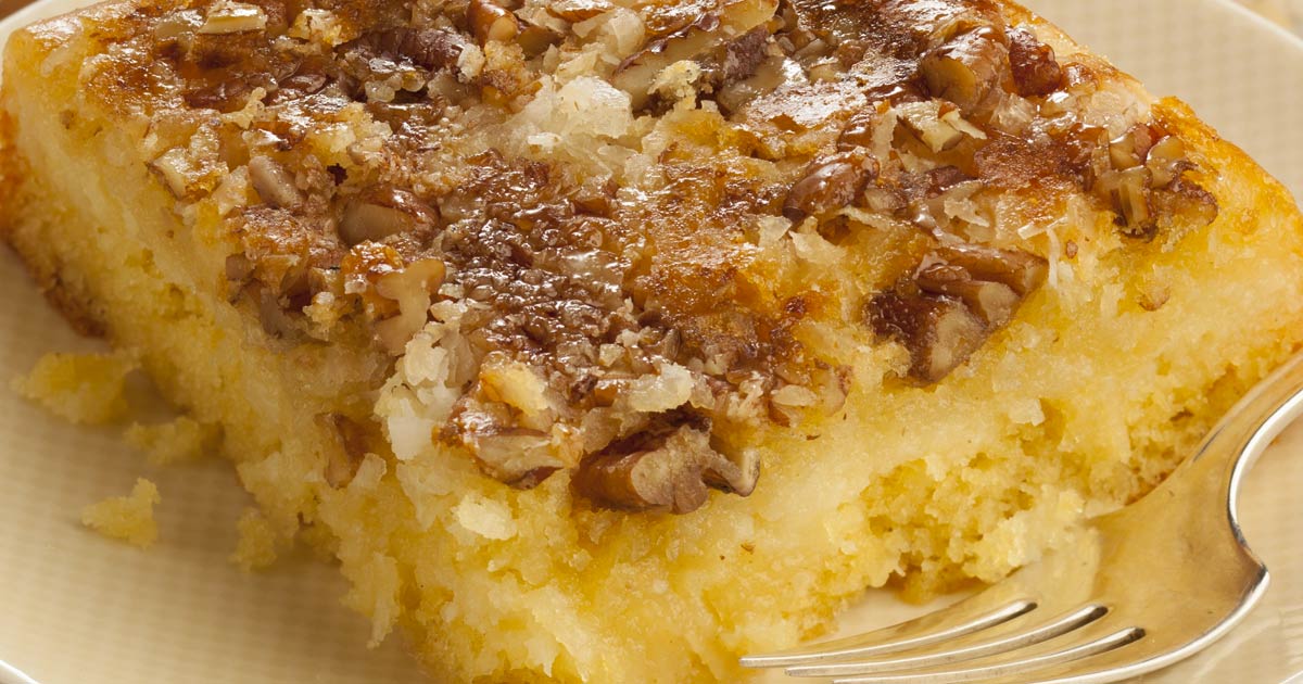 Georgia Upside Down Pecan Cake