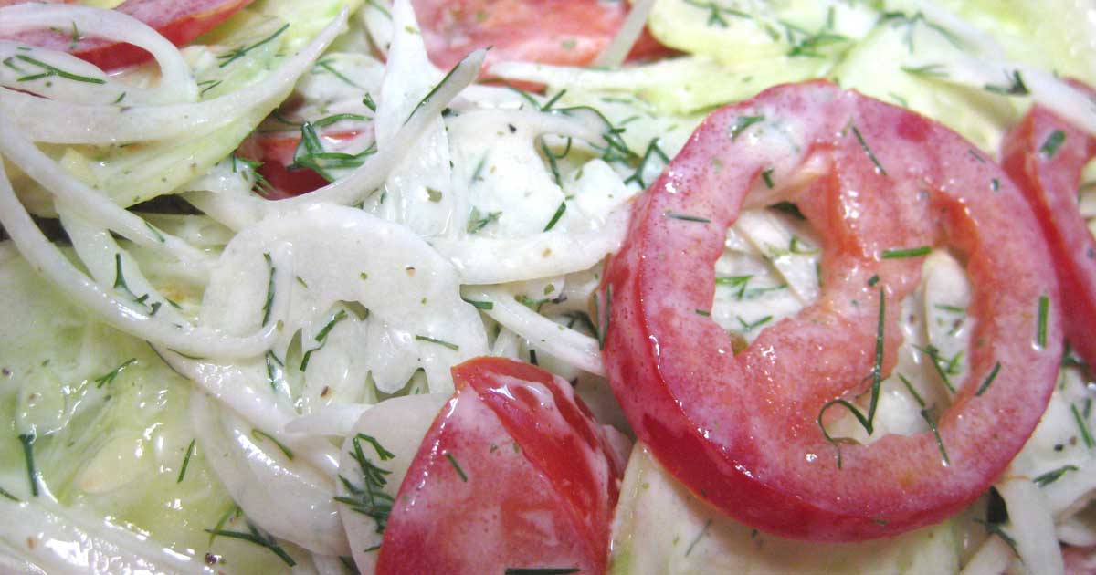 German Cucumber Salad