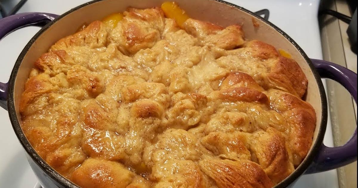 Lazy Man’s Pie Peach Cobbler
