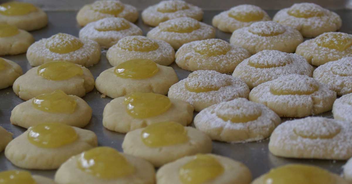 Lemon Curd Cookies