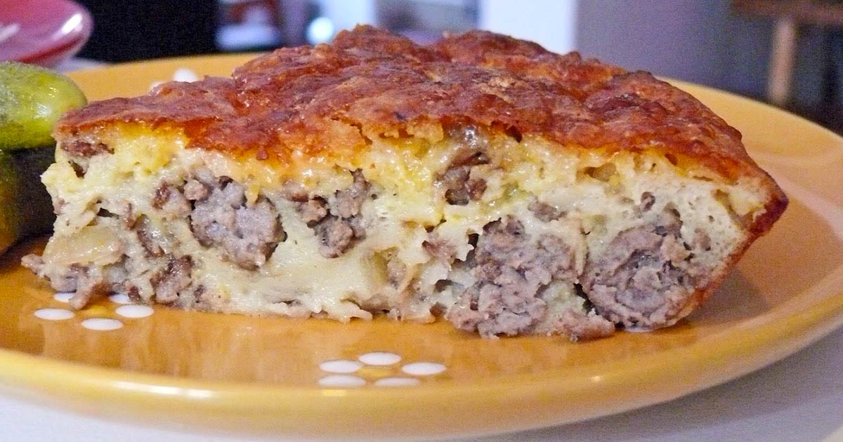 Mom’s Impossible Cheeseburger Pie
