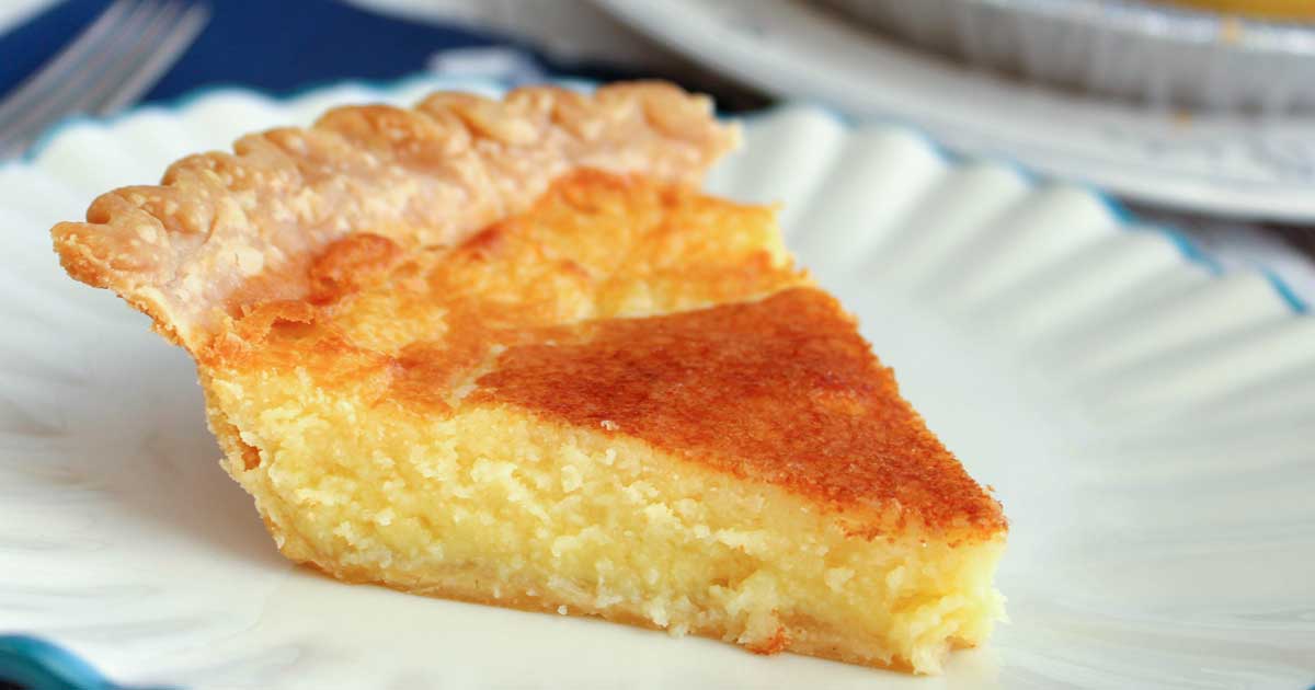 Nannies Buttermilk Pie