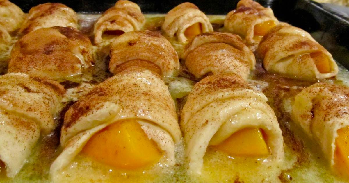 Peach Roll Up Dessert