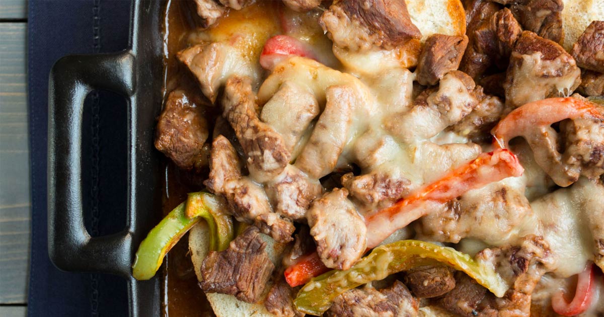 Philly Cheese Steak Casserole