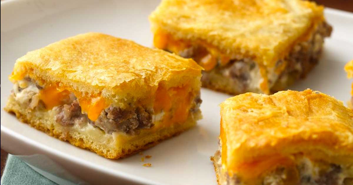 Sausage And Cheese Squares