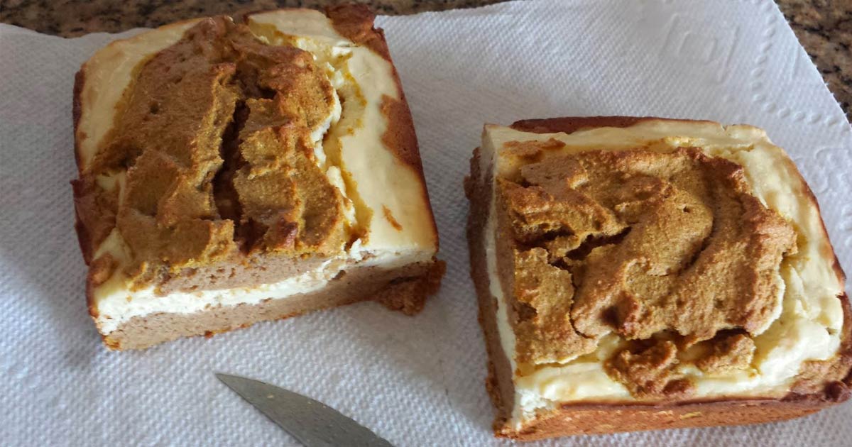 Skinny Pumpkin Cream Cheese Bread