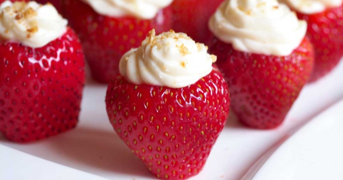 Strawberry Cheesecake Bites