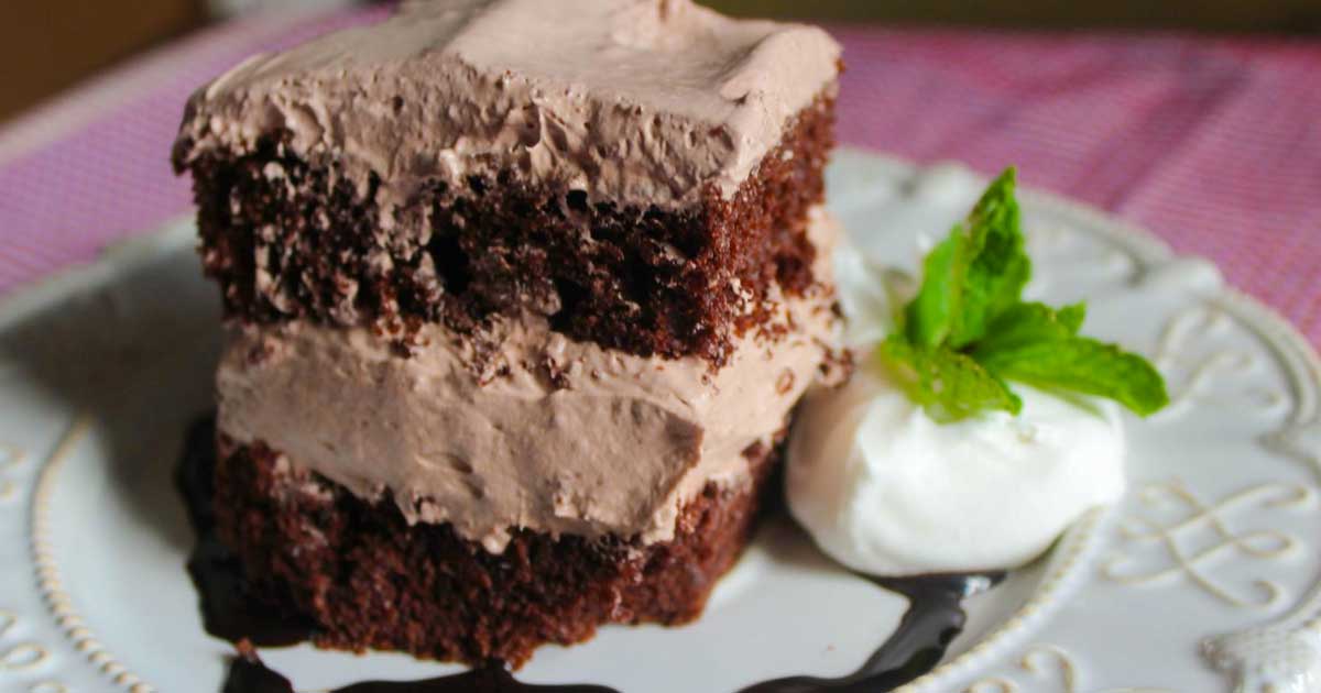 Three Musketeer Chocolate Cake