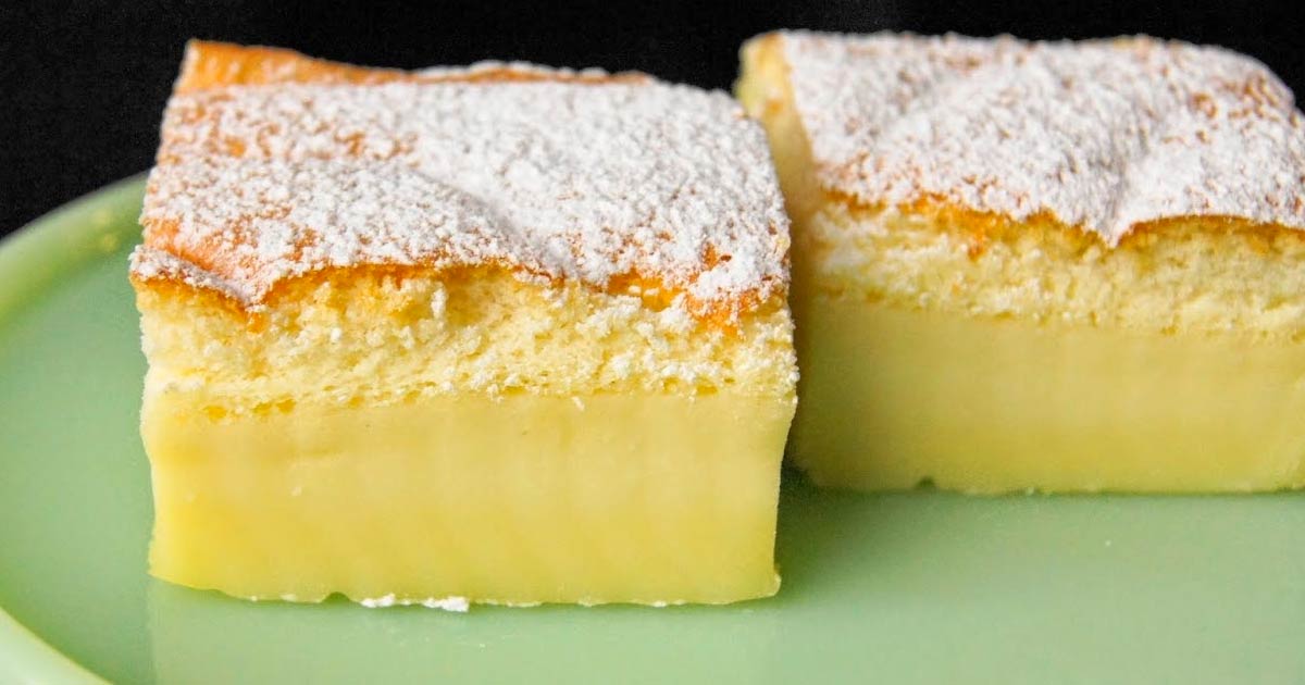 Vanilla Custard Magic Bars