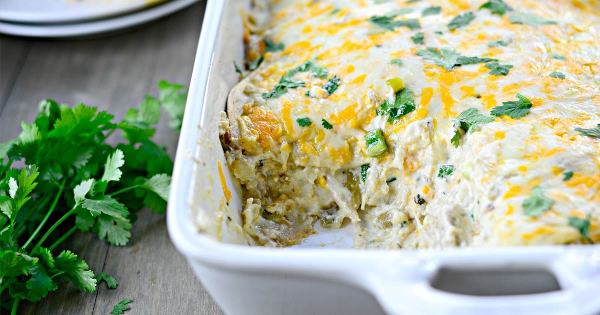 White Cheese Chicken Lasagna