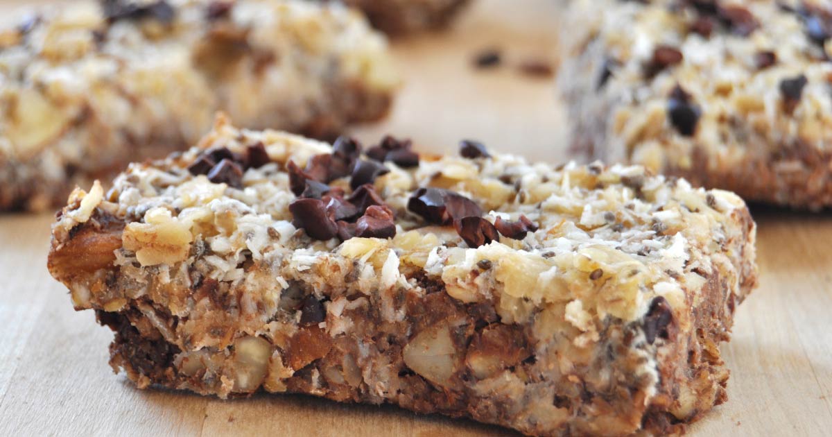 Yummy Chocolate Oatmeal Bars