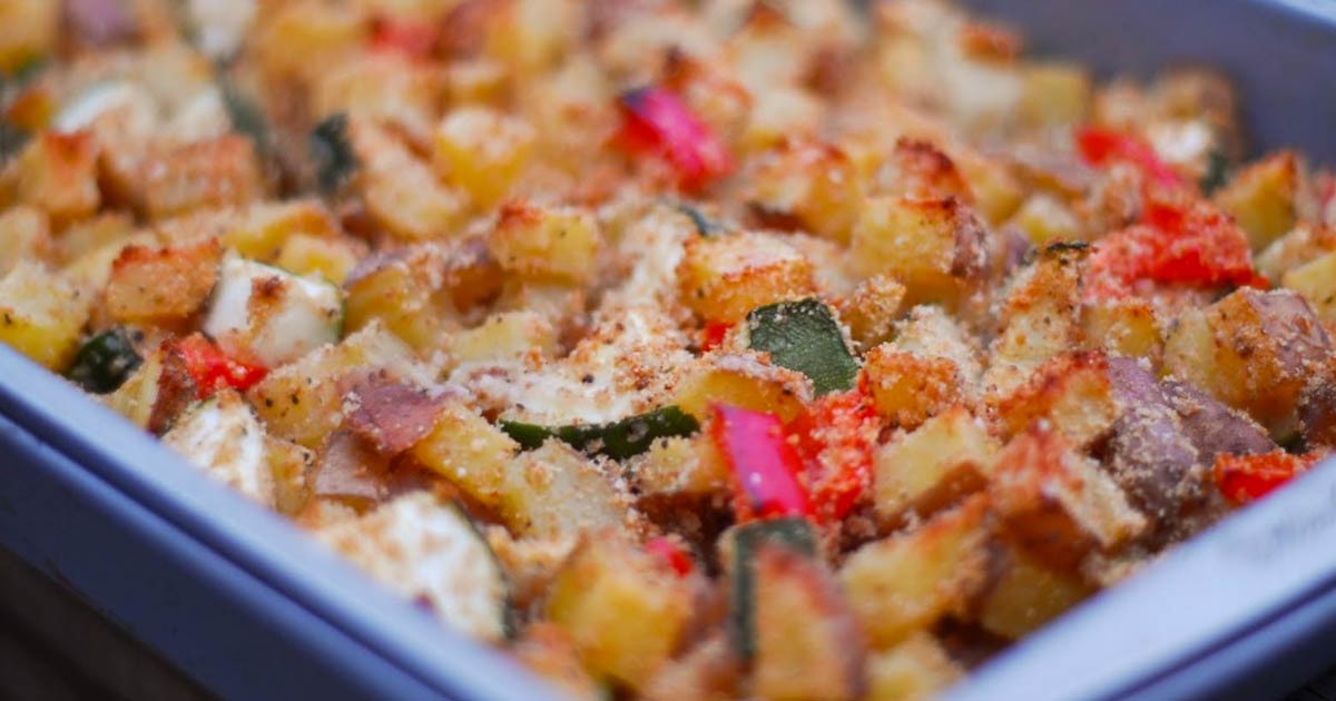 Zucchini And Potato Bake