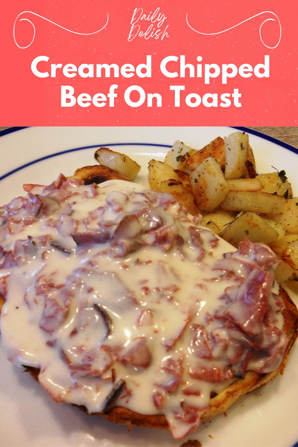 Creamed Chipped Beef On Toast