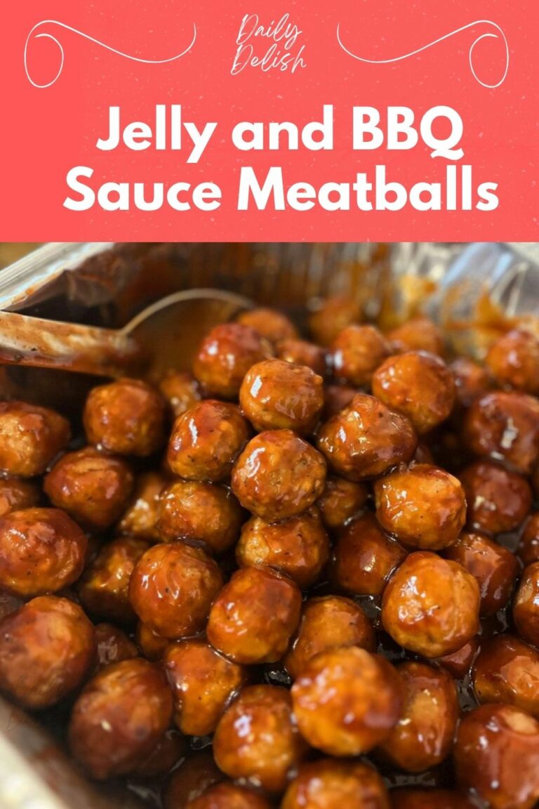 Jelly and BBQ Sauce Meatballs