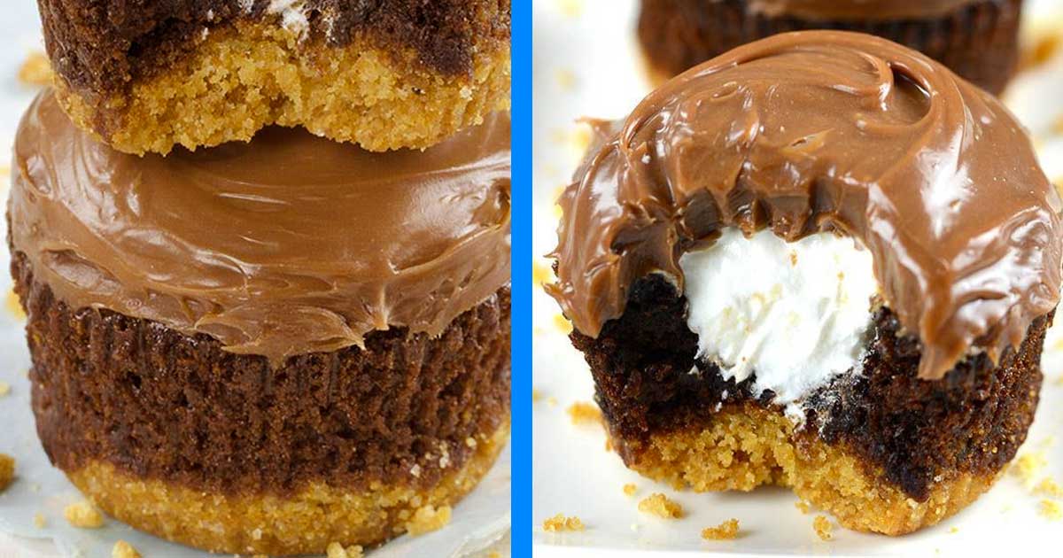 Hershey S’mores Cupcakes