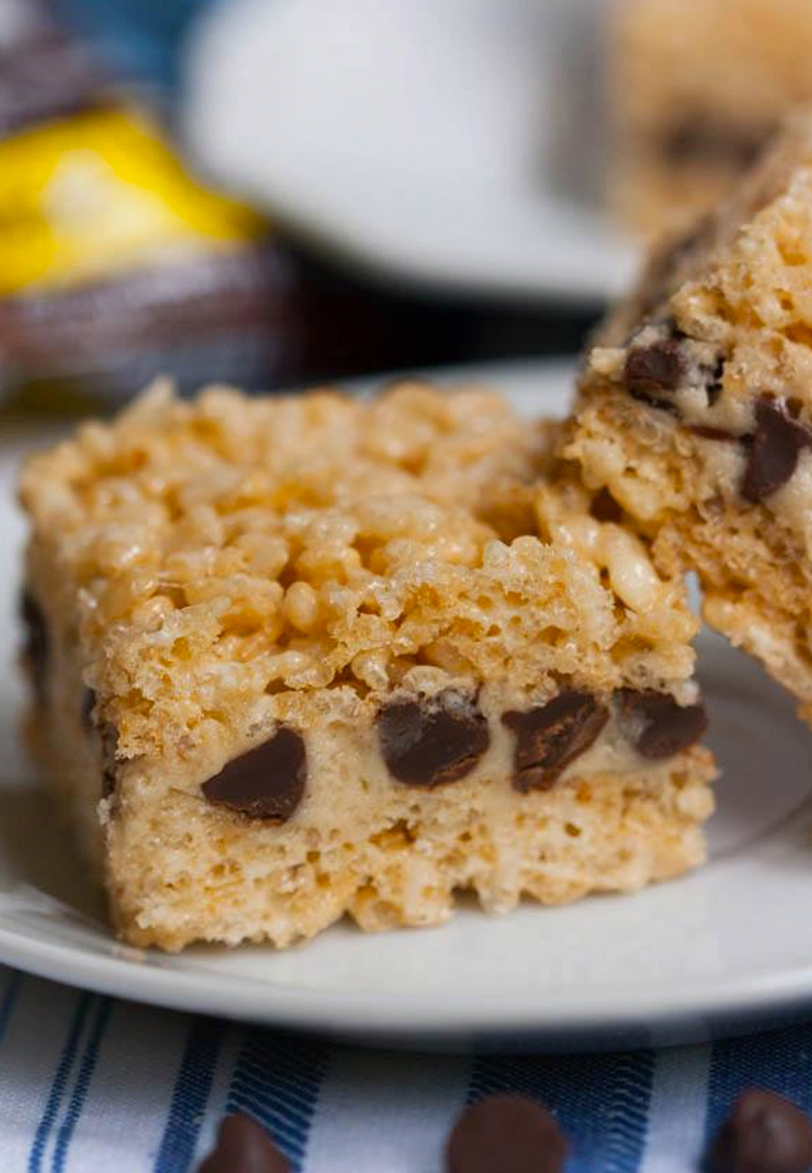 Cookie Dough Crispy Treats