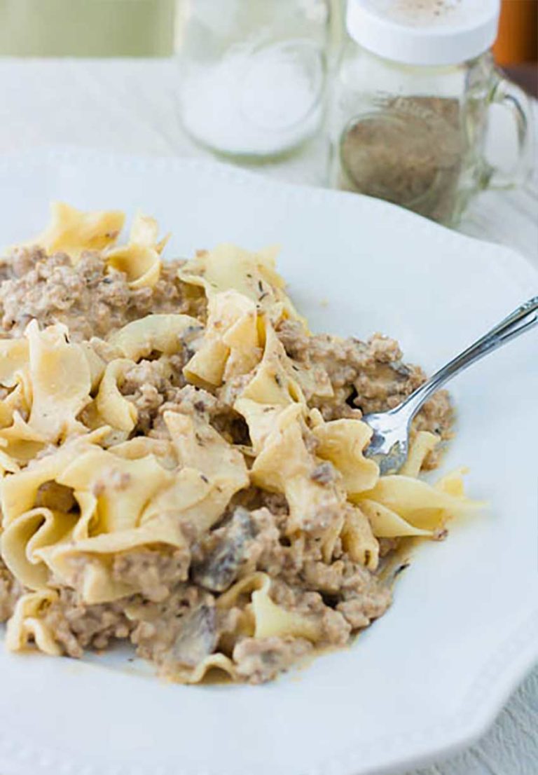 Ground Turkey Stroganoff