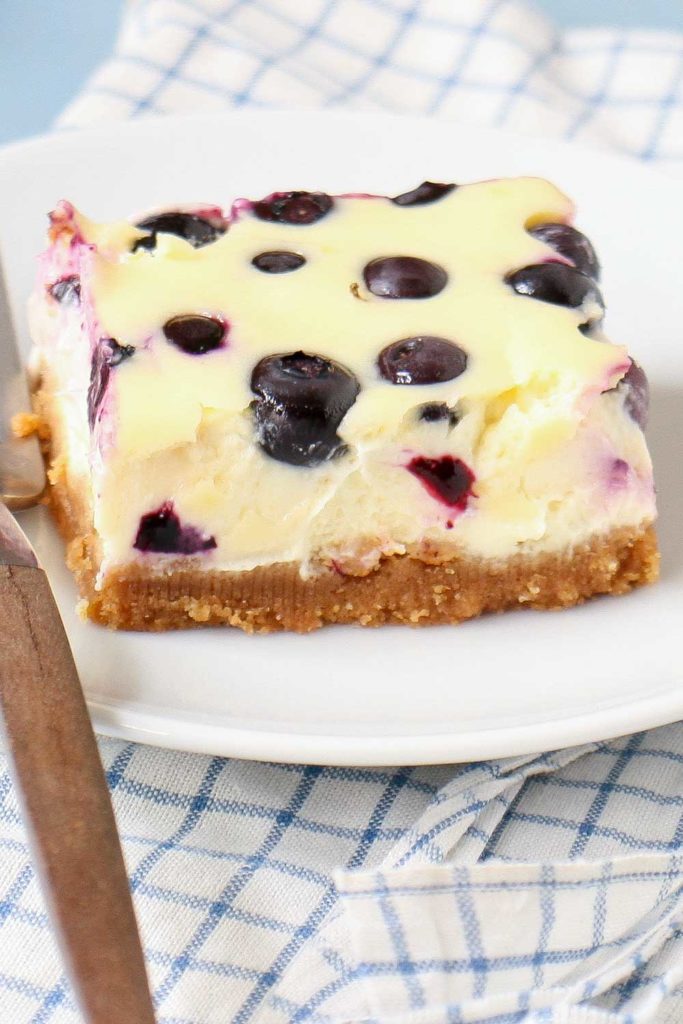 Lemon Blueberry Cheesecake Bars