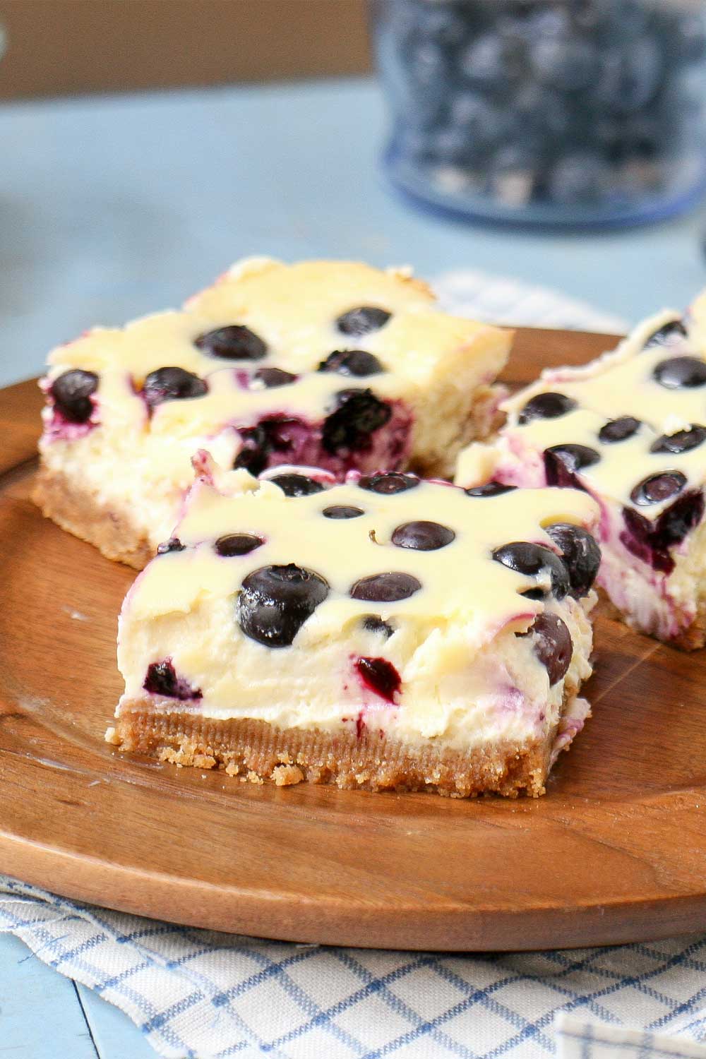 Lemon Blueberry Cheesecake Bars
