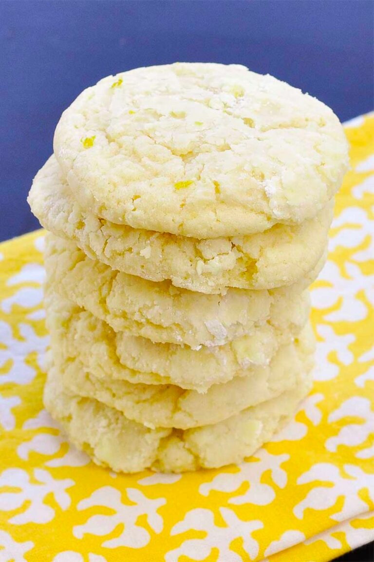 Lemon Crinkle Cookies