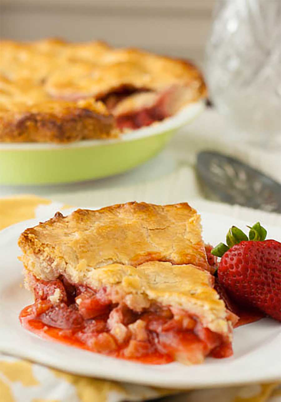 StrawberryRhubarb Pie